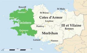 Finistere map