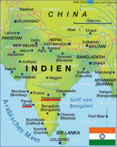 vu goa-map-india